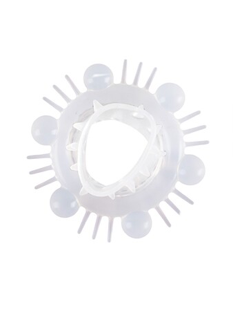 Стимулирующая насадка на пенис с несколькими видами рельефа